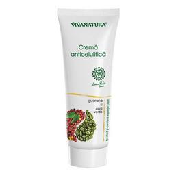 Crema Anticelulitica Guarana si Ceai Verde Vivanatura, 250 ml cu comanda online