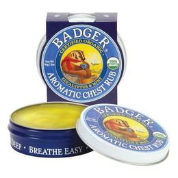 Crema / Mini balsam aromatic pentru desfundarea nasului si respiratie regulata Badger Chest Rub 21 g cu comanda online
