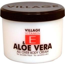 Crema de corp cu Vitamina E si Aloe Vera, Village Cosmetics, 500 ml cu comanda online