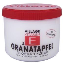 Crema de corp cu Vitamina E si Rodie, Village Cosmetics, 500 ml cu comanda online
