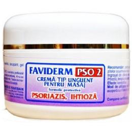 Crema tip Unguent pentru Masaj Faviderm PSO 2 Psoriazis, Ihtioza Favisan, 50ml cu comanda online
