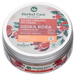 Exfoliant Uscat de Corp cu Trandafir Salbatic si Ulei de Perilla - Farmona Herbal Care Wild Rose with Perilla Oil Dry Body Scrub