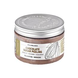 Exfoliant corp, cu ciocolata, Organique, 450 ml cu comanda online