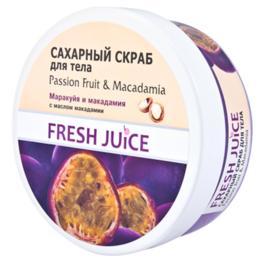 Exfoliant de Corp Fructul Pasiunii si Macadamia Fresh Juice, 225ml cu comanda online