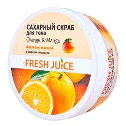Exfoliant de Corp Portocala si Mango Fresh Juice, 225ml cu comanda online