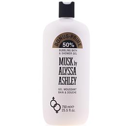 Gel de Baie si Dus – Alyssa Ashley Musk Bubbling Bath & Shower Gel, Unisex, 750ml cu comanda online