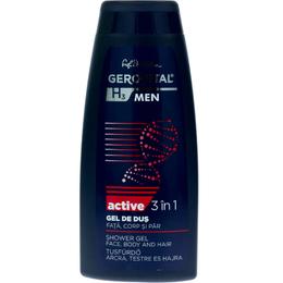 Gel de Dus 3 in 1 Fata, Corp si Par – Gerovital H3 Men Shower Gel Face Body and Hair – Active, 400ml cu comanda online