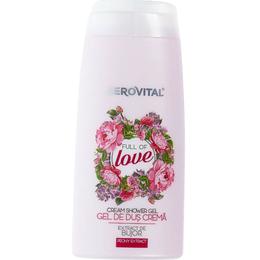 Gel de Dus Crema – Gerovital Cream Shower Gel – Full of Love, 250ml cu comanda online