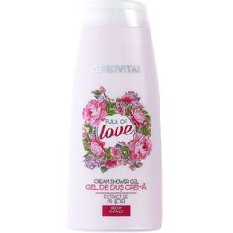 Gel de Dus Crema – Gerovital Cream Shower Gel – Full of Love, 400ml cu comanda online