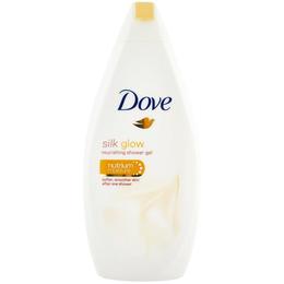 Gel de dus Dove Silk Glow, 500 ml cu comanda online