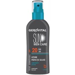 Lotiune Protectie Solara SPF 20 pentru Barbati – Gerovital Sun Men Care Sunscreen Lotion, 150ml cu comanda online