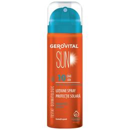 Lotiune Spray Protectie Solara SPF 10 - Gerovital Sun Sunscreen Lotion SPF 10