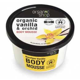 Mousse Corporal cu Extracte de Vanilie si Orhidee Bourbon Vanilla Organic Shop, 250ml cu comanda online
