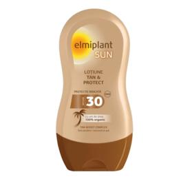 Sun Lotiune SPF 30 Tan & Protect Elmiplant, 200ml cu comanda online