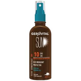 Ulei Bronzant Protector SPF 10 – Gerovital Sun Regenerating Tanning Oil, 150ml cu comanda online