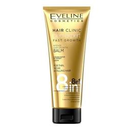 Balsam de par, Eveline Cosmetics, 8 in 1 Hair Clinic Oleo Expert pentru cresterea parului, 250 ml cu comanda online