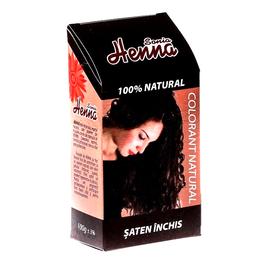 Colorant Natural Henna Sonia, Saten Inchis, 100 g cu comanda online