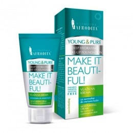 Cosmetica Afrodita – Crema Hidratanta Young & Pure MOISTURISING CREAM 50 ml cu comanda online