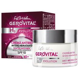 Crema Antirid Intens Hidratanta SPF 10 – Gerovital H3 Evolution Anti-Wrinkle Highly Moisturizing Cream, 50ml cu comanda online