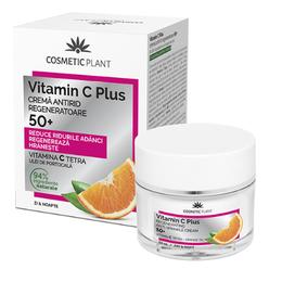 Crema Antirid Regeneratoare 50+ Vitamin C Plus Cosmetic Plant, 50ml cu comanda online