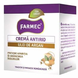 Crema Antirid cu Ulei de Argan Farmec, 50ml cu comanda online