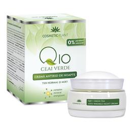 Crema Antirid de Noapte Q10 + Ceai Verde Cosmetic Plant, 50ml cu comanda online