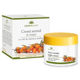 Crema Antirid de Noapte cu Ulei de Catina si Masline Cosmetic Plant, 50ml cu comanda online