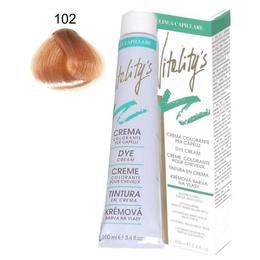 Crema Coloranta Permanenta – Vitality's Linea Capillare Dye Cream, nuanta 102 Tawny Ultrablond, 100ml cu comanda online