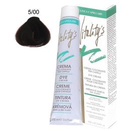 Crema Coloranta Permanenta – Vitality's Linea Capillare Dye Cream, nuanta 5/00 Deep Light Chestnut, 100ml cu comanda online