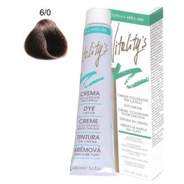 Crema Coloranta Permanenta – Vitality's Linea Capillare Dye Cream, nuanta 6/0 Dark Blond, 100ml cu comanda online