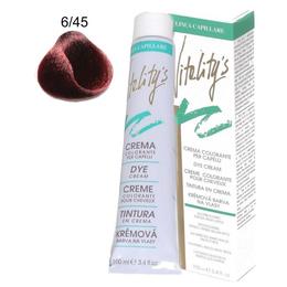 Crema Coloranta Permanenta – Vitality's Linea Capillare Dye Cream, nuanta 6/45 Deep Dark Red, 100ml cu comanda online