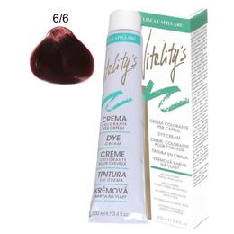 Crema Coloranta Permanenta – Vitality's Linea Capillare Dye Cream, nuanta 6/6 Dark Auburn Blond, 100ml cu comanda online