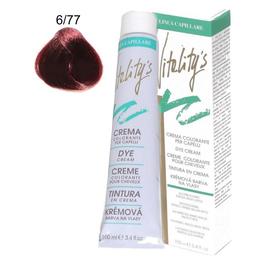 Crema Coloranta Permanenta – Vitality's Linea Capillare Dye Cream, nuanta 6/77 Deep Red, 100ml cu comanda online