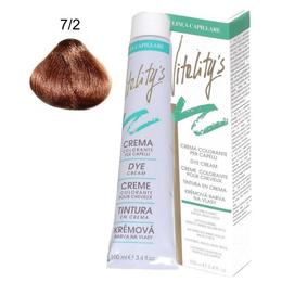 Crema Coloranta Permanenta – Vitality's Linea Capillare Dye Cream, nuanta 7/2 Tawny Blond, 100ml cu comanda online