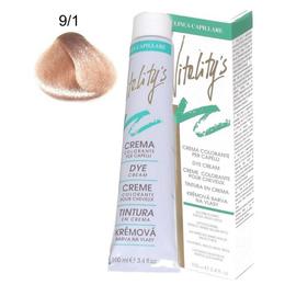 Crema Coloranta Permanenta – Vitality's Linea Capillare Dye Cream, nuanta 9/1 Super Light Ash Blond, 100ml cu comanda online