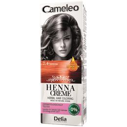 Crema Coloranta pentru Par pe Baza de Henna Cameleo Delia Cosmetics, nuanta 7.4 Copper Red, 75g cu comanda online