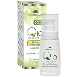 Crema Contur Ochi Q10 + Ceai Verde Cosmetic Plant, 30ml cu comanda online