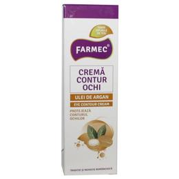 Crema Contur Ochi cu Ulei de Argan – Farmec Eye Contour Cream, 15ml cu comanda online
