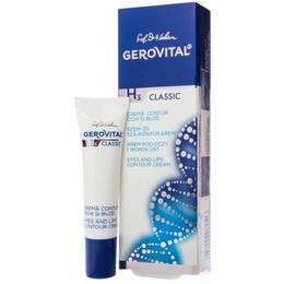Crema Contur Ochi si Buze – Gerovital H3 Classic Eyes and Lips Contour Cream, 15ml cu comanda online