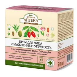 Crema Fermitate Ultrahidratanta pentru Ten Normal cu Tendinta de Uscare Zelenaya Apteka, 50ml cu comanda online