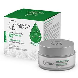 Crema Hidratanta Matifianta cu Canabidiol Cosmetic Plant, 50 ml cu comanda online