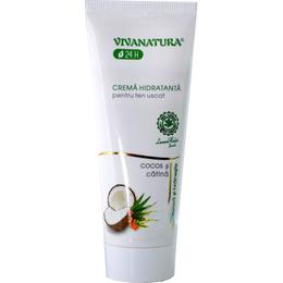 Crema Hidratanta pentru Ten Uscat Vivanatura, 75 ml cu comanda online