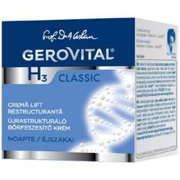 Crema Lift Restructuranta de Noapte – Gerovital H3 Classic Restructuring Lift Cream, 50ml cu comanda online