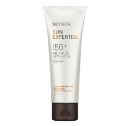 Crema Nuantatoare Solara cu SPF50 - Skeyndor Sun Expertise Tinted Protective Cream SPF50 75 ml cu comanda online