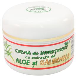 Crema de Intretinere cu Extracte de Aloe si Galbenele Abemar Med, 50g cu comanda online