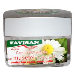 Crema de Noapte cu Musetel Virginia Favisan, 40ml cu comanda online