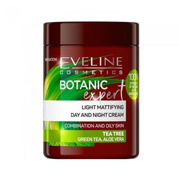 Crema de fata, Eveline Cosmetics, Botanic Expert, matifianta, cu extract de arbore de ceai, 100 ml cu comanda online