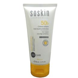 Crema emolienta solara Soskin Sun cream very high protection SPF 50+, 50ml cu comanda online