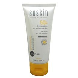 Crema emolienta solara fluida Soskin Sun cream very high protection SPF 50+ FLUID 50ml cu comanda online