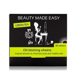 Foite matifiante cu ceai verde pentru ten Beauty Made Easy Foite 80 buc cu comanda online